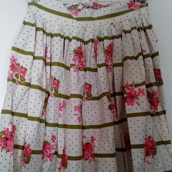Vintage Other - Vintage Handmade 1960’s Floral Print Half Apron